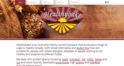 Desktop Screenshot of healthybake.com.au