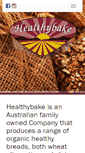 Mobile Screenshot of healthybake.com.au
