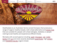 Tablet Screenshot of healthybake.com.au